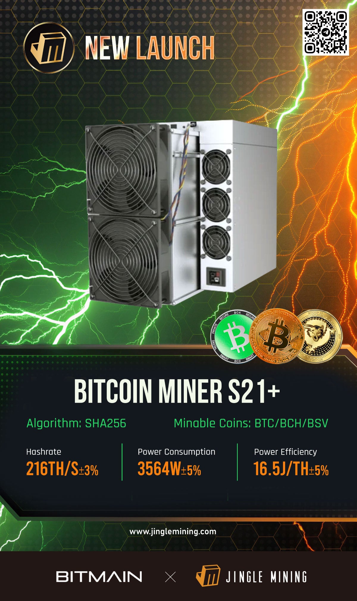 Bitmain Antminer S21 Plus